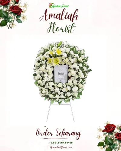 Krans Bunga Duka Cita di Kabunan